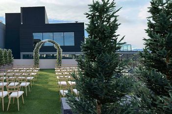 Halcyon hotel rooftop event space