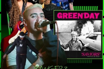 Green Day, Fuck Off: Bangerz N Bopz 🔥 No. 50 (2025) [📷: Brent Faulkner / The Musical Hype; Green Day / Reprise; Bigshow Lamar Campton, Daniel Duarte, Eduardo López from Pexels; AcatXIo, djexpectations, OpenClipart-Vectors, Thai Zeo from Pixabay]