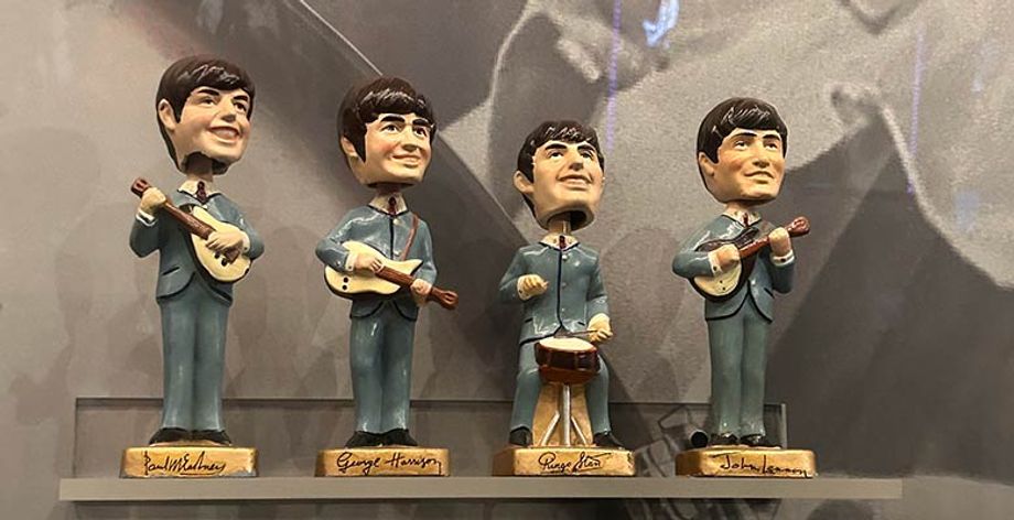 beatles bobbleheads Sarah JF Braley