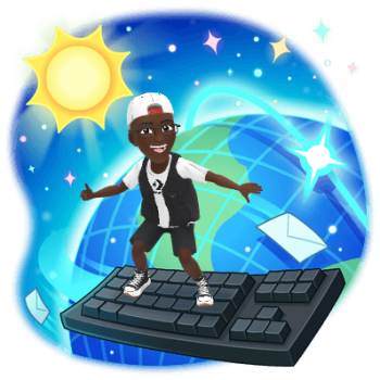 surfing the net